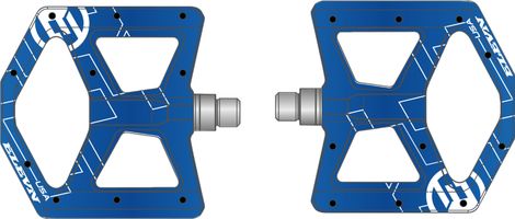 Paar Elevn Expert/Mini Flat Pedals Blau