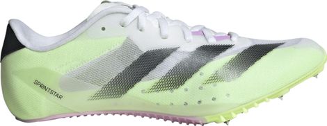 adidas Performance Sprintstar White Green Pink Unisex Track & Field Shoes
