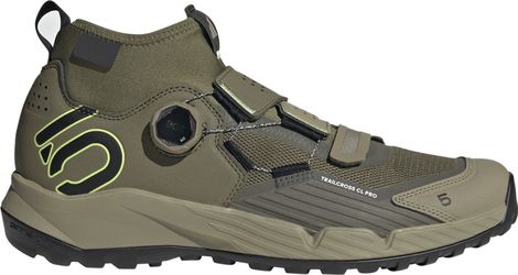 adidas Five Ten Trailcross Pro Clip-In MTB Shoes Green/Black