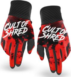 Pair of Loose Riders Cult Red Long Gloves