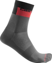 Castelli Blocco 15 Unisex Dark Grey Socks
