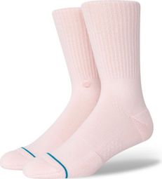 Calcetines Stance Icon Classic Crew Rosa