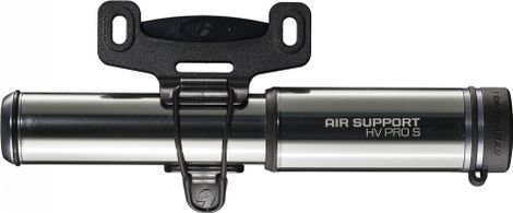 Bontrager Air Support HV Pro Hand Pump (Max 60 psi / 4.5 bar) Silver + Support