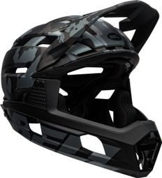 BELL Super Air R Mips Removable Chinstrap Helm Black Camo 2022