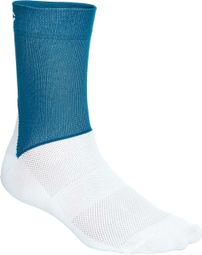 Poc Essential Road Socks Draconis Blue Hydrogen White