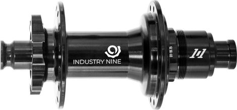 Industry Nine 1/1 Mountain Classic Hinterradnabe | 28 Löcher | Boost 12x148 mm | 6-Loch | Schwarz
