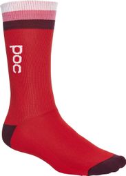 Poc Essential Mid Length Socks Prismane Multi Red