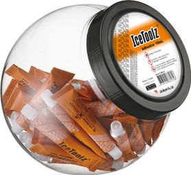 Jar of 50 IceToolz Patch Glue Tubes