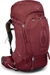 Bolsa de senderismo para mujeres Osprey Aura AG 65 Rojo