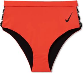 Bas de Maillot de Bain Femme Nike Swim Cheeky High Waist Orange