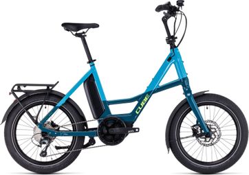 Cube Compact Sport Hybrid 500 Electric City Bike Shimano Tiagra 10S 500 Wh 20'' Blau 2023