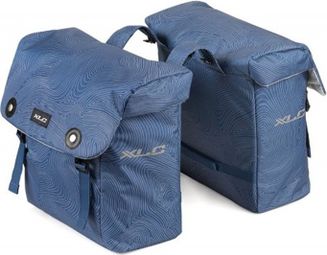 Coppia di borse per bagagli XLC BA-S88 con impronta digitale 34 L blu