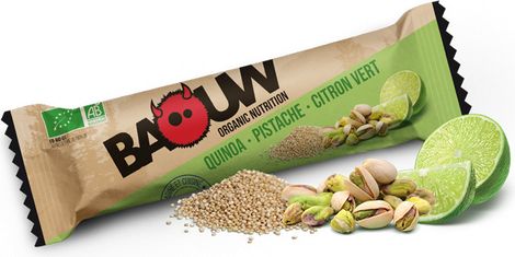 Barre énergétique Bio Baouw Quinoa-Pistache-Citron Vert 25g