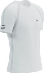 Compressport Training SS Tshirt White