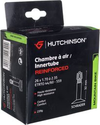 Hutchinson Versterkte butyl binnenband 26 * 1.70 2.35 Groot Schrader ventiel (per stuk)