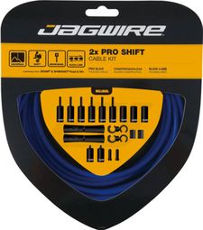 Jagwire 2x Pro Shift Kit Sid Blau