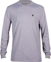 Fox Boxed Future Long Sleeve T-Shirt Light Grey