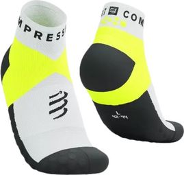 Compressport Ultra Trail Socks V2.0 Low White/Black/Yellow