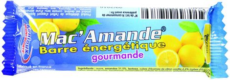Fenioux Mac'Amande Lemon energy bar