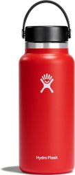 Gourde Isotherme Hydro Flask 946 ml Wide Mouth Rouge