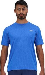New Balance Athletics Blue Men's Short Sleeve Jersey