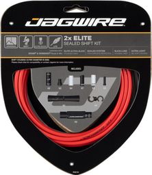 Kit de cambio sellado Jagwire 2x Elite rojo