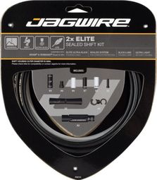 Kit de cambios sellados Jagwire 2x Elite, negro