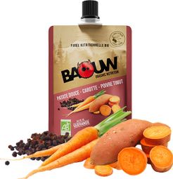 Baouw Purea energetica biologica di patate dolci, carote e peperoni 90g