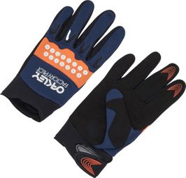 Oakley Switchback 2.0 MTB Long Gloves Blue/Orange