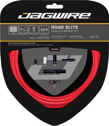 Kit Câbles et Gaine pour Freins Route Jagwire Road Elite Sealed Brake Rouge