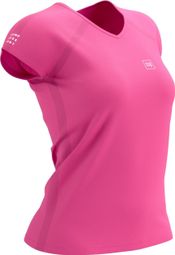 Women's long-sleeved jersey Compressport Training SS TshirtPink