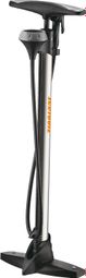 IceToolz Xpert Floor Pump (Max 160 psi / 11 bar) Black / Silver