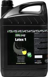 LATEX 1 Préventif anti-crevaison pour pneus tubeless (sans ammoniaque) 5000 ml