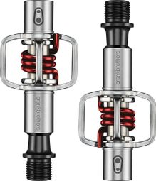 CRANKBROTHERS Pair of EGG BEATER 1 Pedals Silver/Red