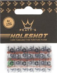 Mèches de Réparation Tubeless Peaty's Holeshot 6x 1.5mm