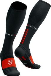 Compressport Full Socks Winter Run Black/Red