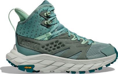 Hoka Anacapa Breeze Mid Blue Grey Women's Hiking Shoes