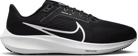Nike Air Zoom Pegasus 40 LARGE Black White Running Shoes