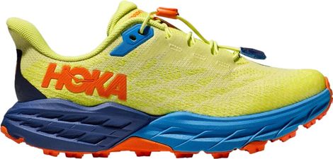 Hoka Children's Speedgoat 5 Youth Yellow Blue Red Trail Running Shoes