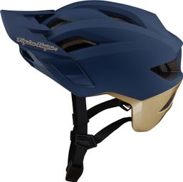 Troy Lee Designs Flowline SE Mips Radian Titanium/Navy Blue Helmet
