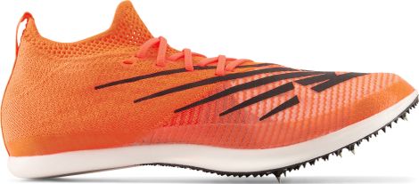 Zapatillas de atletismo unisex New Balance FuelCell MD-X v2 Naranja Blanco