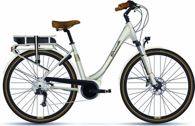Vélo de Ville Électrique Granville E-Premium Shimano Acera 8V 300 Wh 700 mm Ivoire 2022