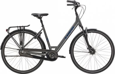 Vélo de Ville Trek District 2 Lowstep Equipped Shimano Nexus 7V Lithium Grey 2023