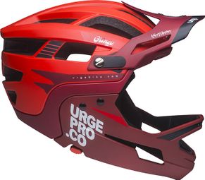 URGE Gringo de la Pampa Helmet with Removable Chinstrap Red