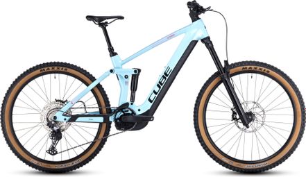 Cube Stereo Hybrid 160 HPC Race 625 27.5 Electric Full Suspension MTB Shimano Deore 12S 625 Wh 27.5'' Ice Blue 2023