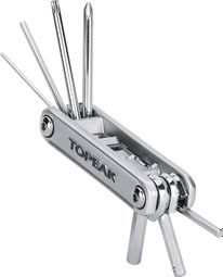 Multi-Outil Topeak X-Tool+ Argent (11 Fonctions)