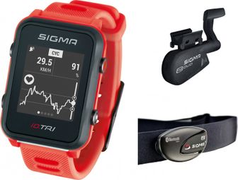 Sigma iD.TRI Set GPS Watch Rosso