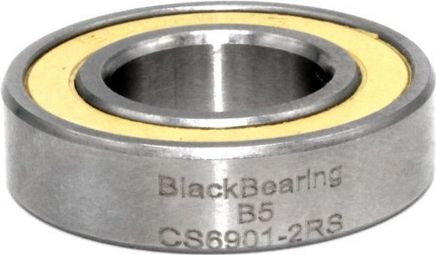 Black Bearing Ceramic Bearing 6901-2RS 12 x 24 x 6 mm