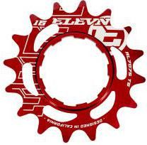 Elevn Cog Shimano Red in alluminio