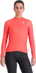 Sportful Matchy Thermal Coral Women's Long Sleeve Jersey